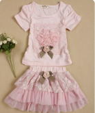 Conjunto Rosa Luxo