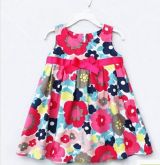 Vestido Flores Pink